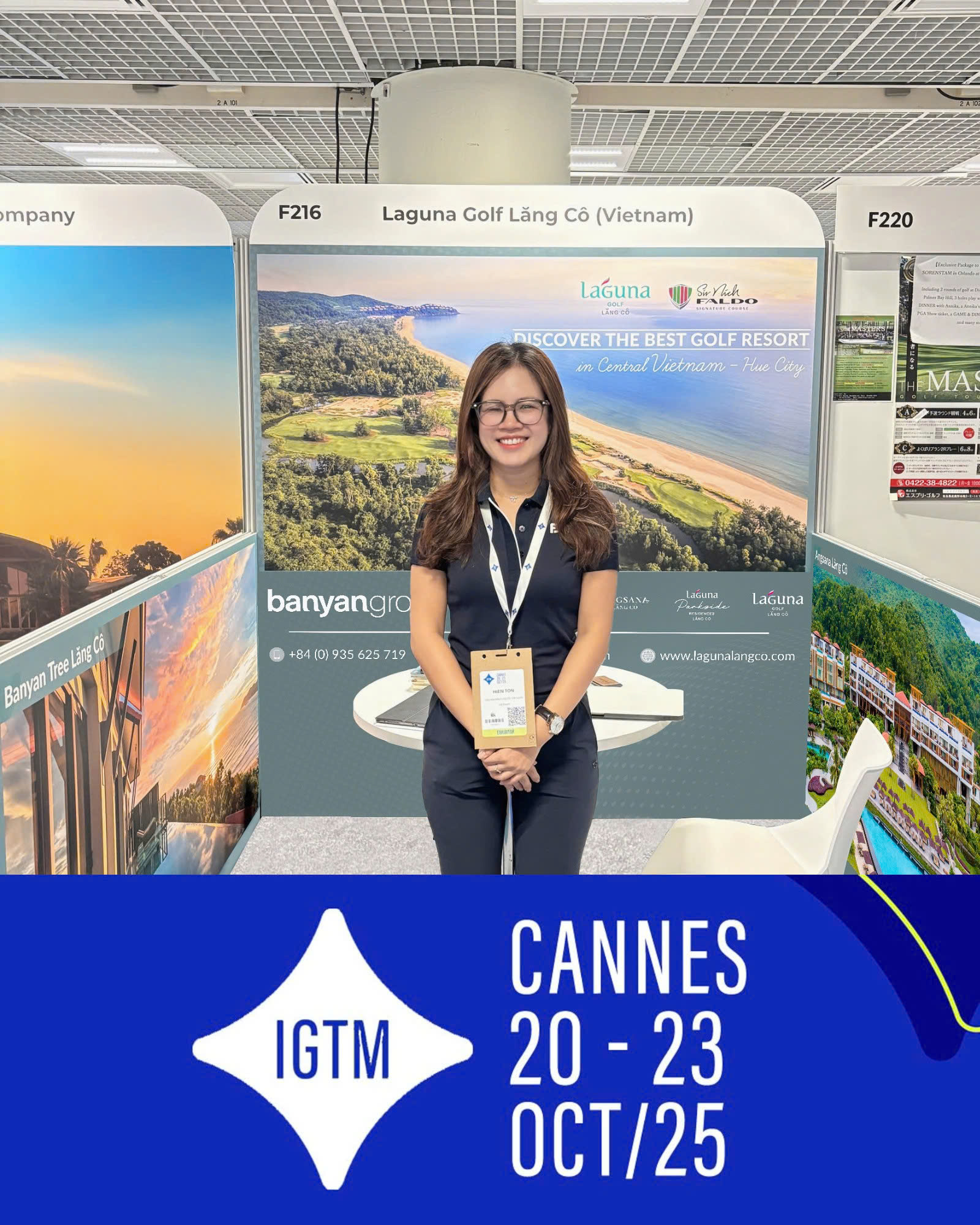 Laguna Golf Lăng Cô Representatives at the International Golf Travel Market (IGTM) 2025