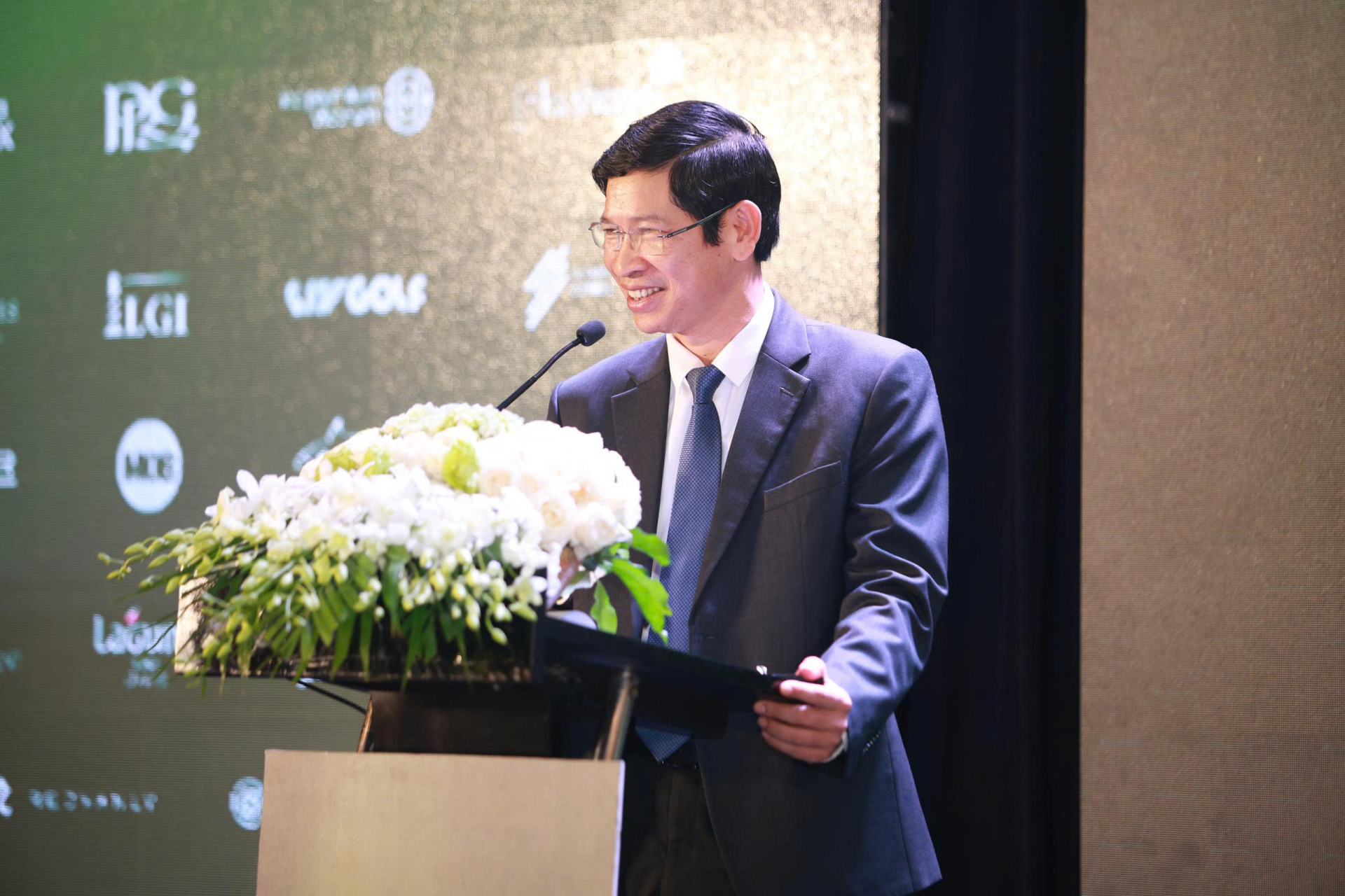 Ông Hồ An Phong - Thứ trưởng Bộ Văn hóa, Thể thao và Du lịch Hồ An Phong nhấn mạnh vai trò của golf đối với phát triển du lịch Golf Việt Nam