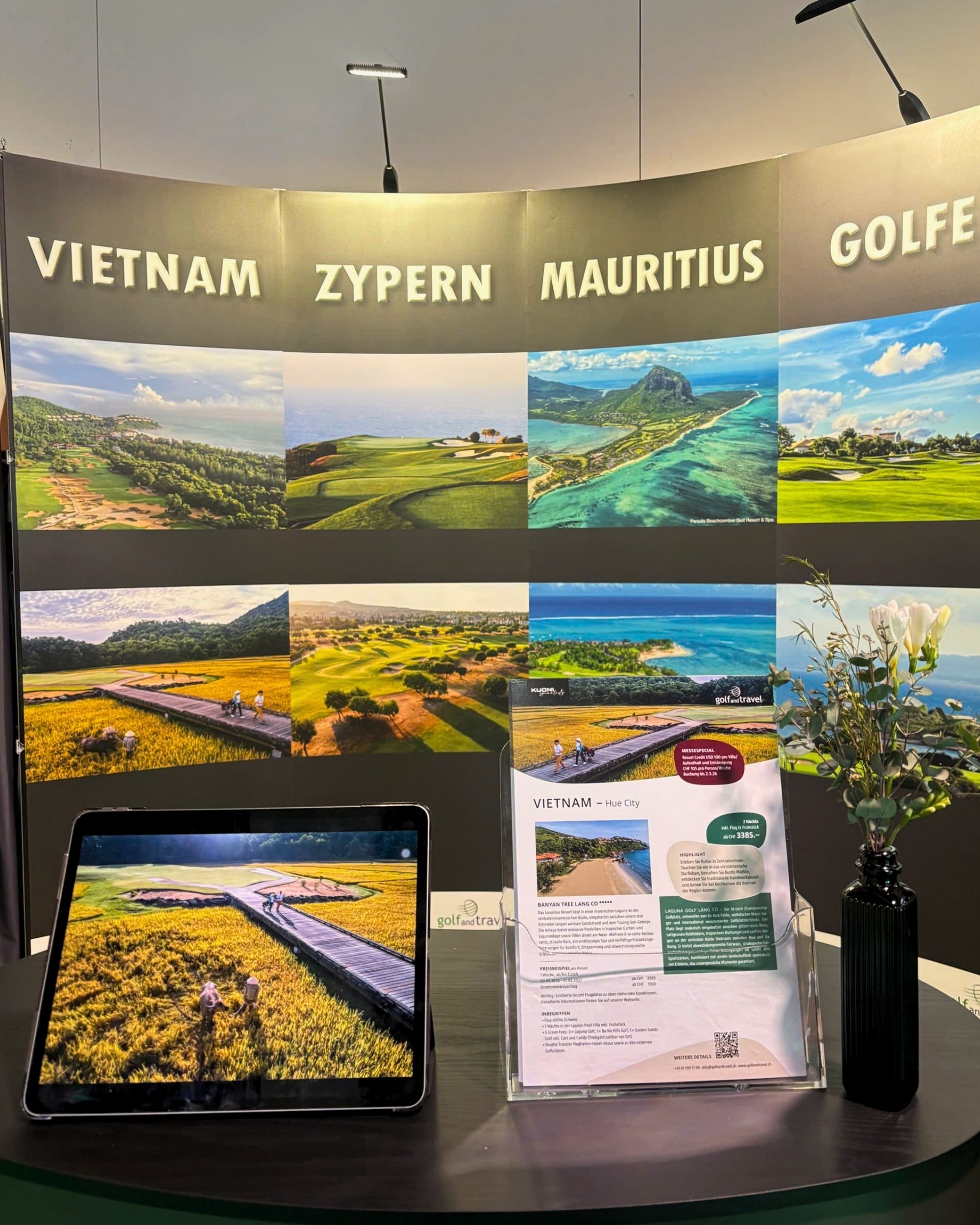 Đại diện Laguna Lăng Cô tại sự kiện FESPO & Golfmesse 2026