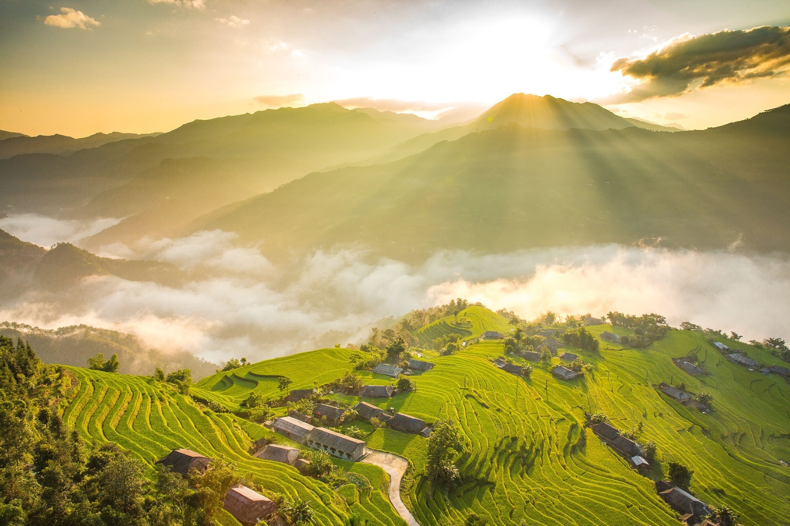 Vẻ đẹp ruộng bậc thang Hoàng Su Phì
