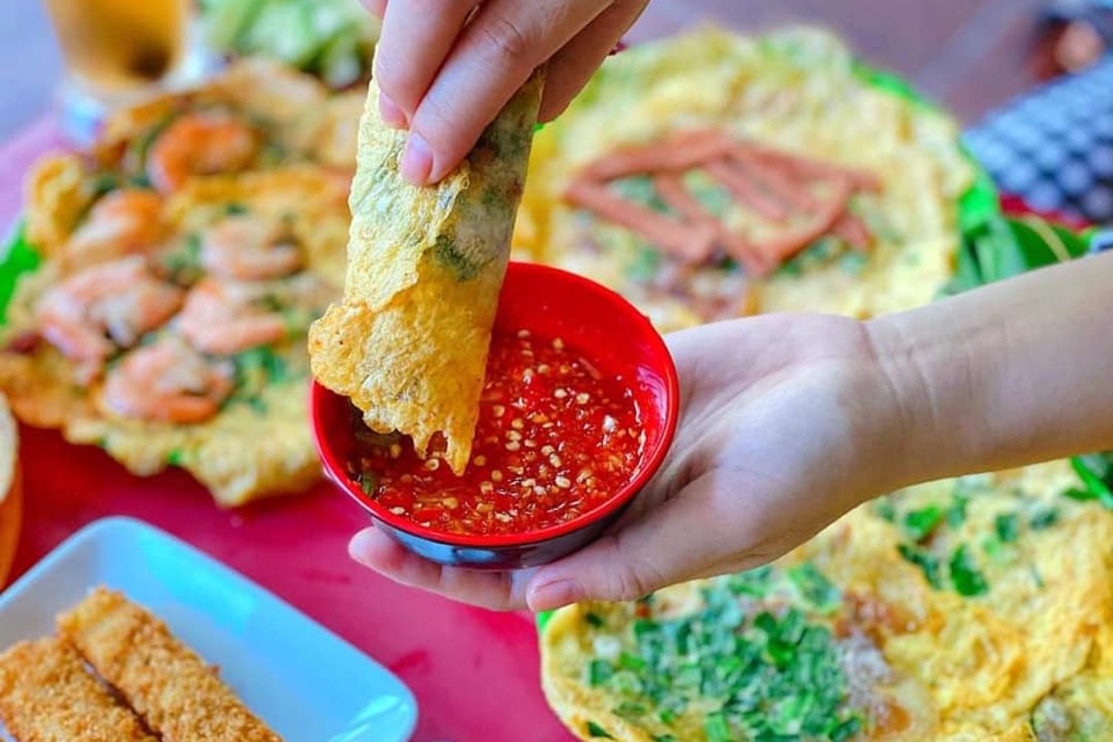 Hue cakes – banh beo, banh loc and banh ep