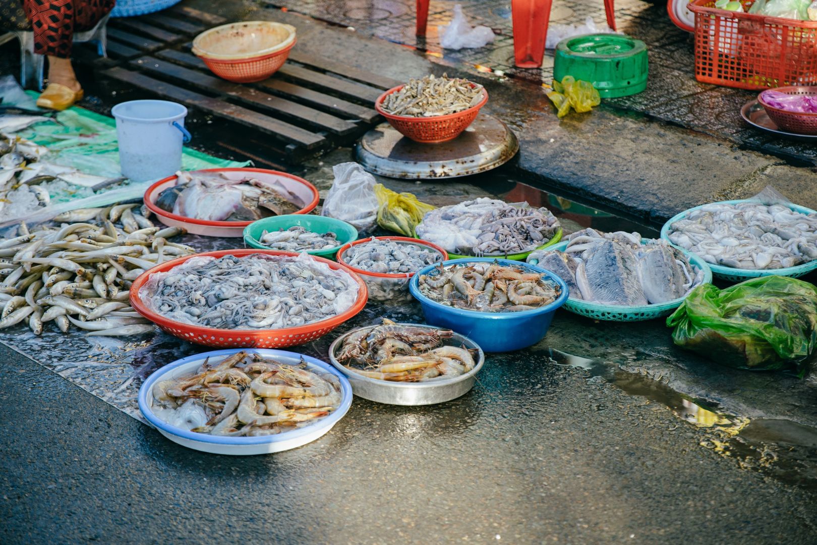 Chợ Bình An – địa điểm mua nguyên liệu tươi ngon gần Laguna Parkside Lăng Cô